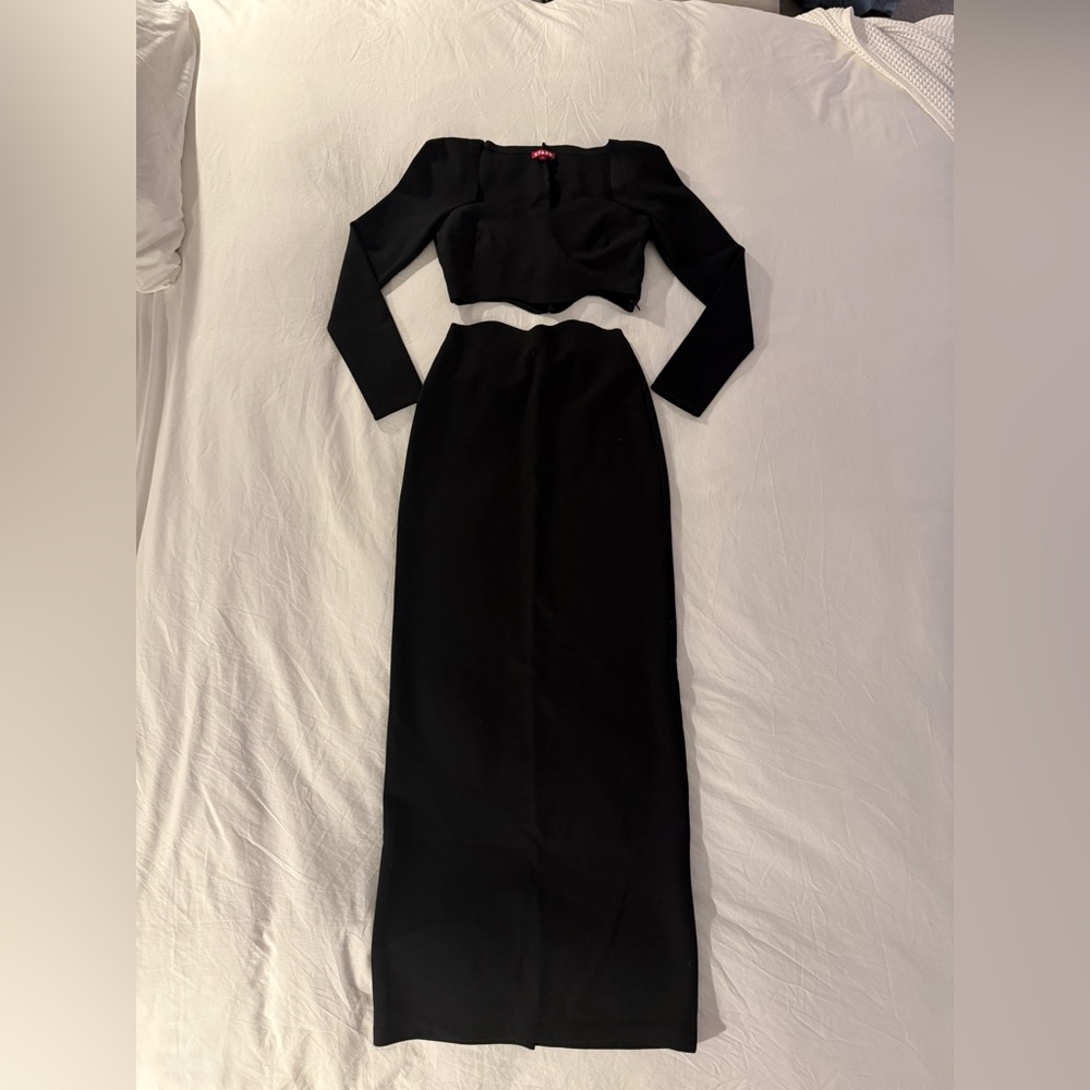STAUD corde crop top black Small - Picture 2 of 10